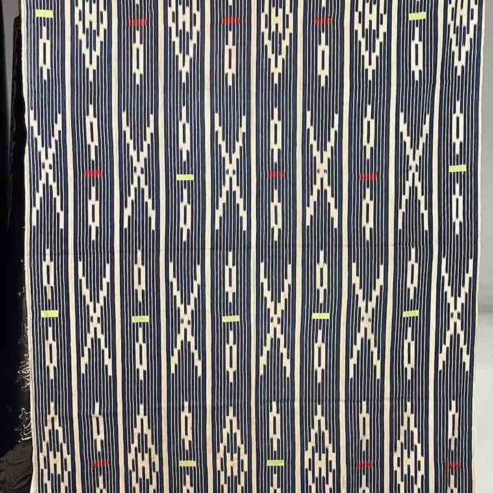 Vintage Baule African Cloth Textile "Wrapper" | 56" x 41" for wholesale by The Niger Bend