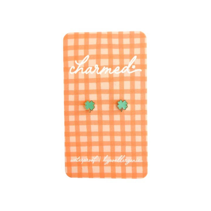 Quadrifoglio | Ipoallergenico e con chiusura a vite per la vendita all'ingrosso da parte di Shop Charmed Co