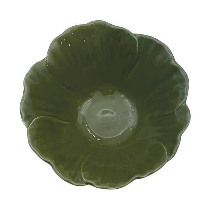 Kaki bloemenschaal D14 H6cm voor wholesale door Opjet Paris