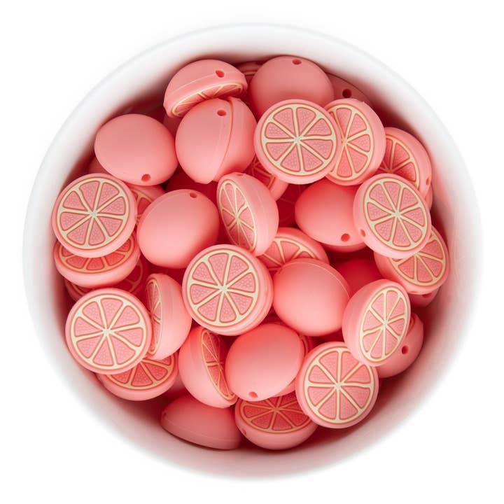 Cara & Co Silicone Craft Supply - Vente Perle - Perles focales en silicone Citrus0