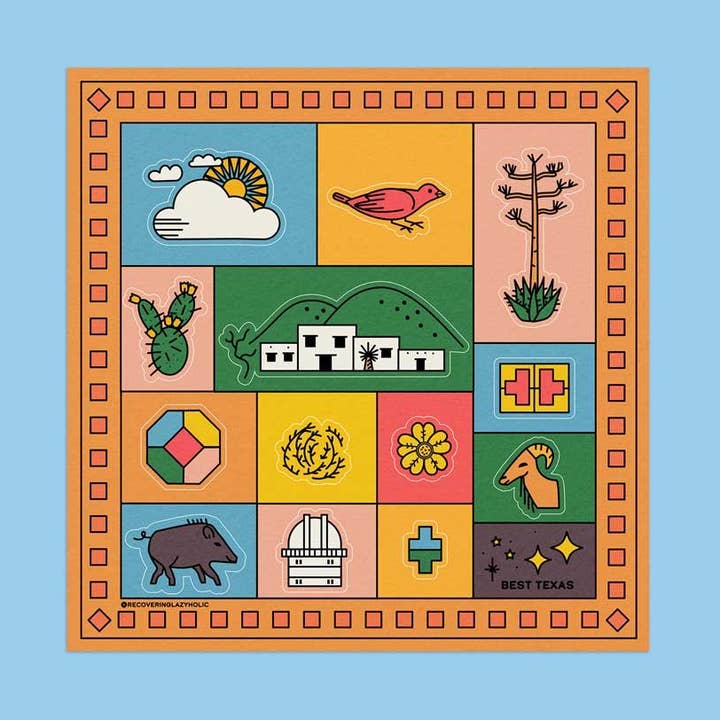 Recovering Lazyholic - Wholesale Sticker - Best Texas Sticker Sheet