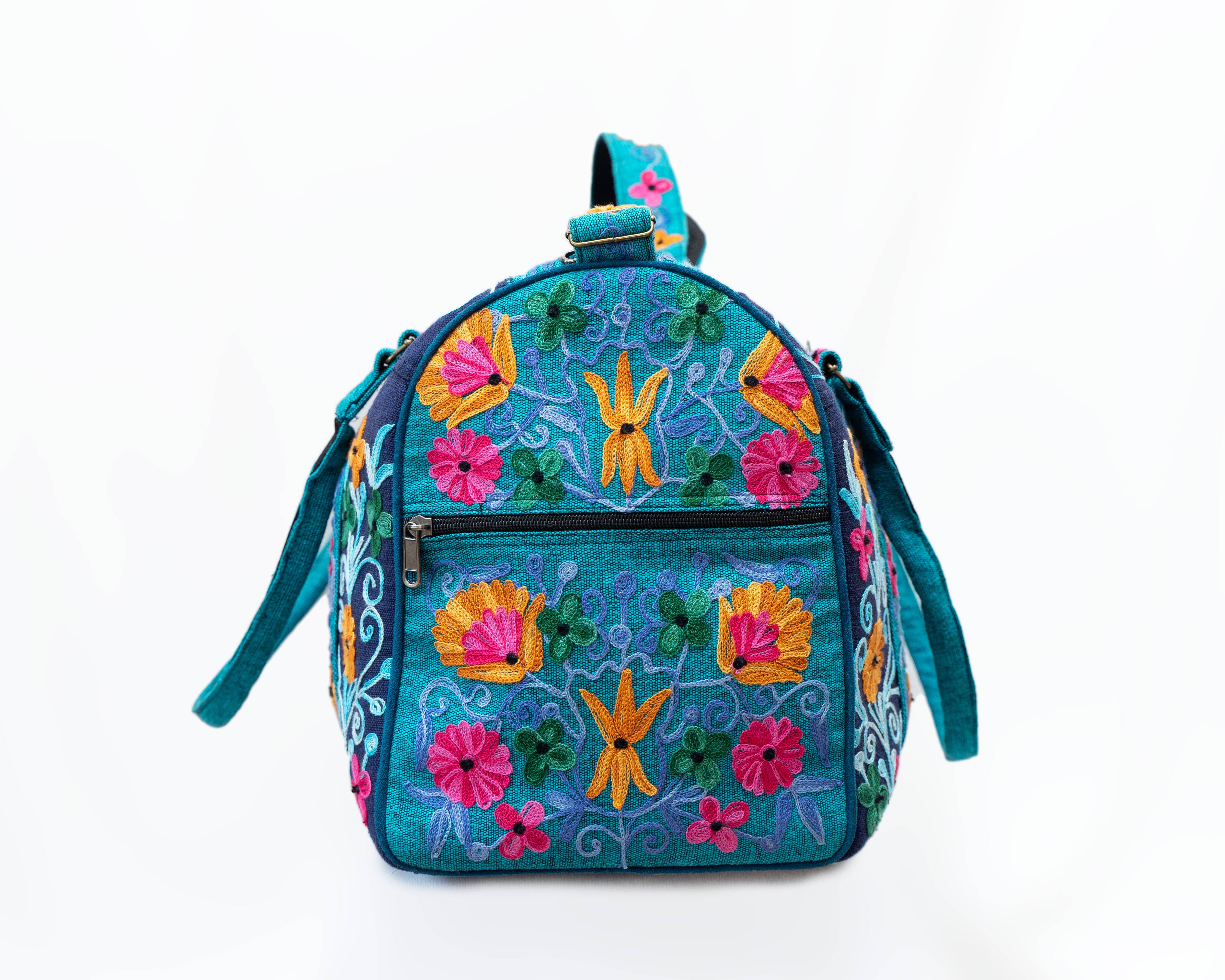 Local Women’s Handicrafts - Wholesale Weekender Bag - Women's - Embroidery Cotton Travel Bag4