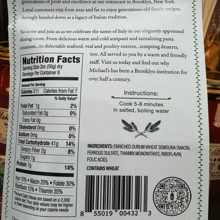 Michaels of Brooklyn - Wholesale Pasta - Slow Dried Penne Pasta 2