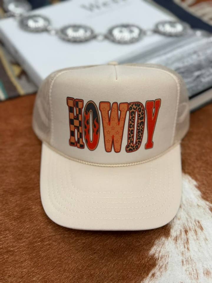 Y'alternative Howdy Trucker Hat for wholesale by Wild Junkie