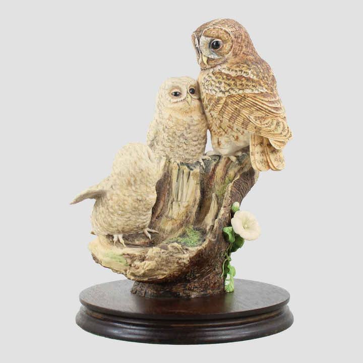 Tawny Owl And Young Border Fine Arts for wholesale by Grays 1922