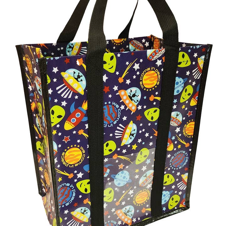 Aliens, We Come in Peace Swag Bag Set of 5 for wholesale by Two Lumps of Sugar