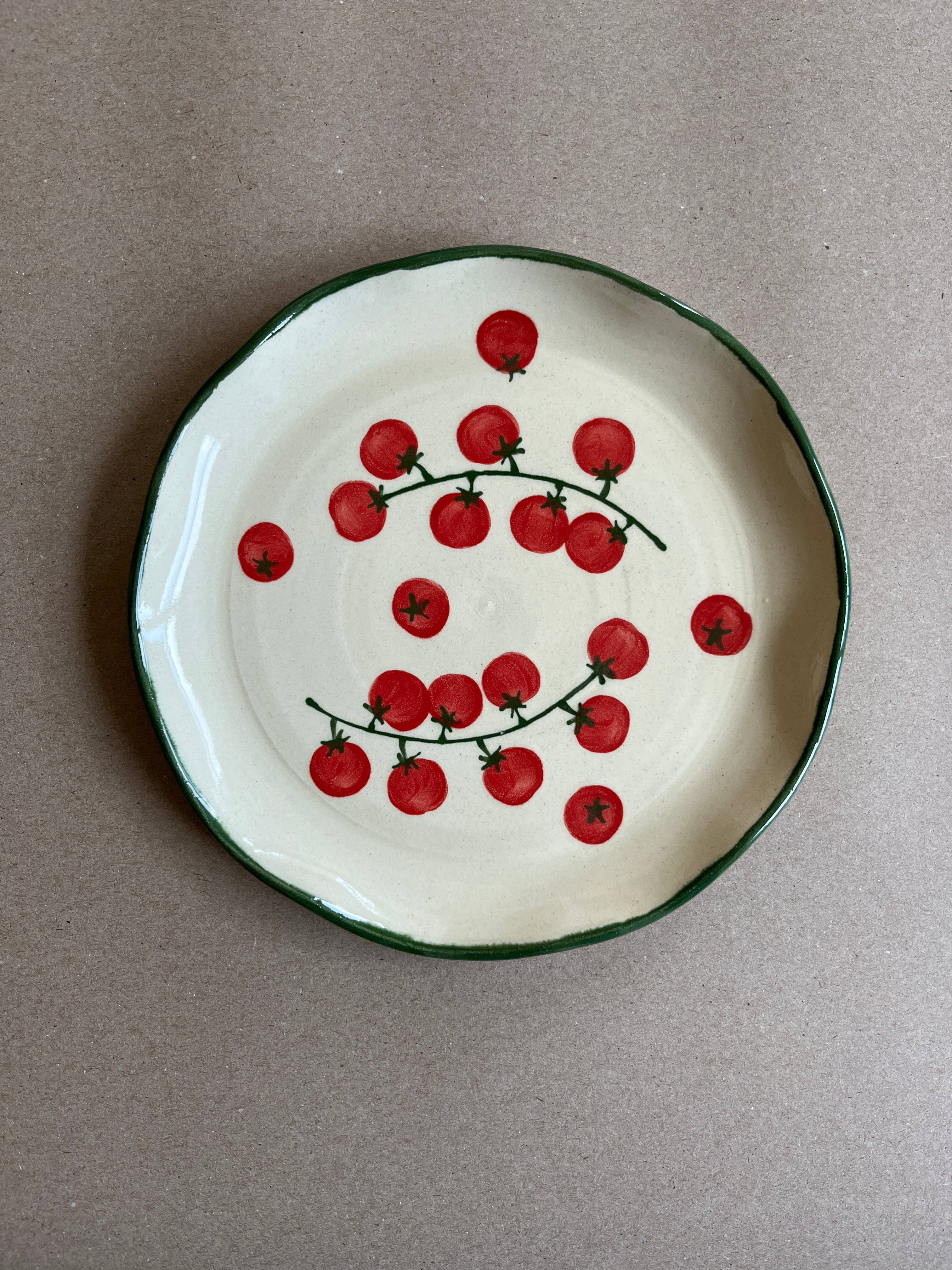 Ninth House Goods – prato fundo e saladeira por atacado – Prato para Almoço/Salada com Tomates Cereja1