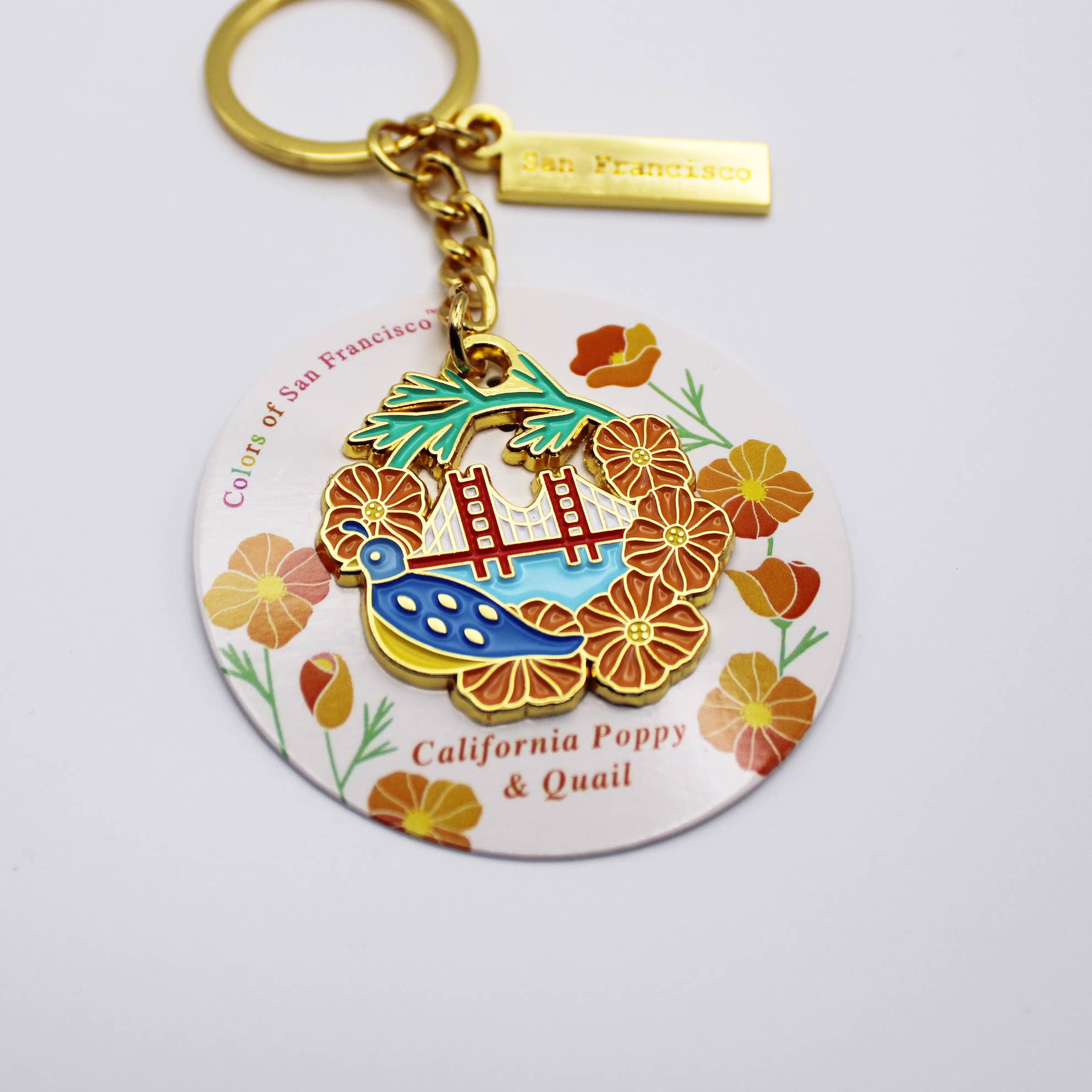 Tomoko Maruyama - Wholesale Keychain - Unisex - San Francisco Golden Keychains0
