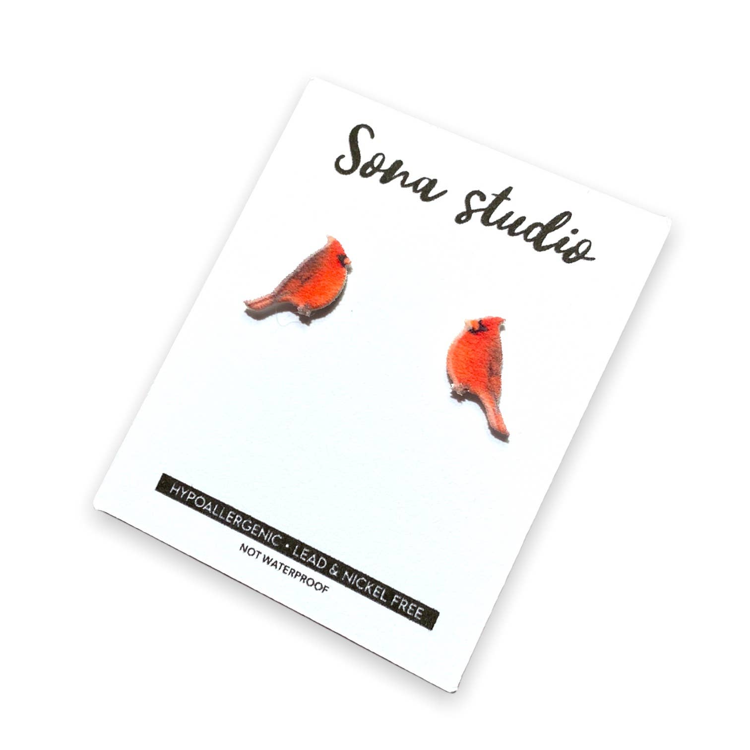 Sona Studio – Brincos de pino por atacado – Brincos Cardinal1