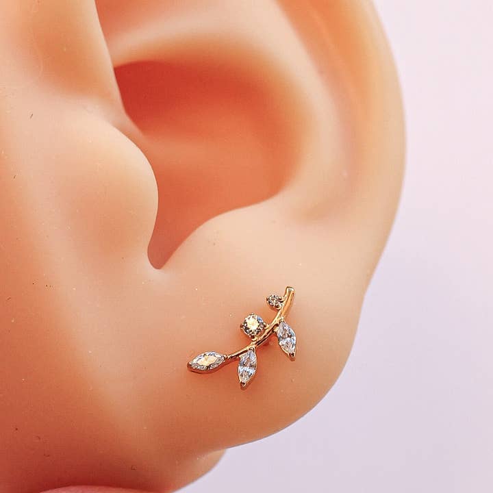 Rose and Clay - Wholesale Stud/post earrings - Eden Flat Back Stud2