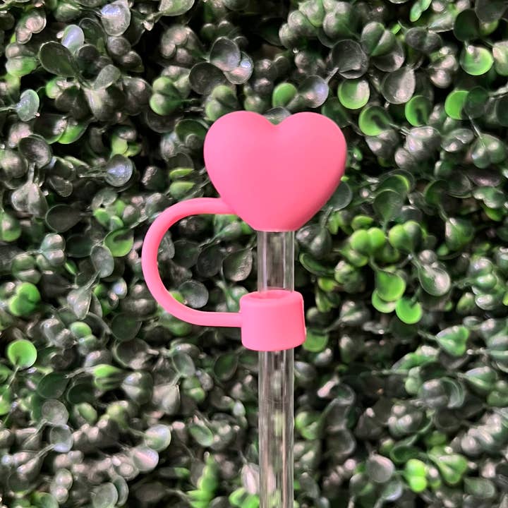 Briano Wholesale - Wholesale Drinking Straw - Large Heart Straw Toppers