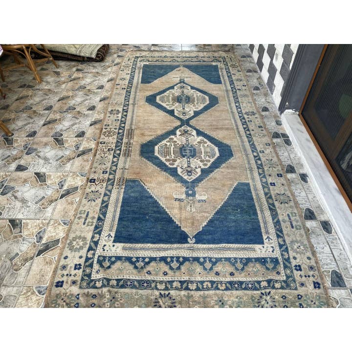Vintage Turkish Tribal Handmade Wool Farmhouse Runner Rug for wholesale by Oushak Rugs