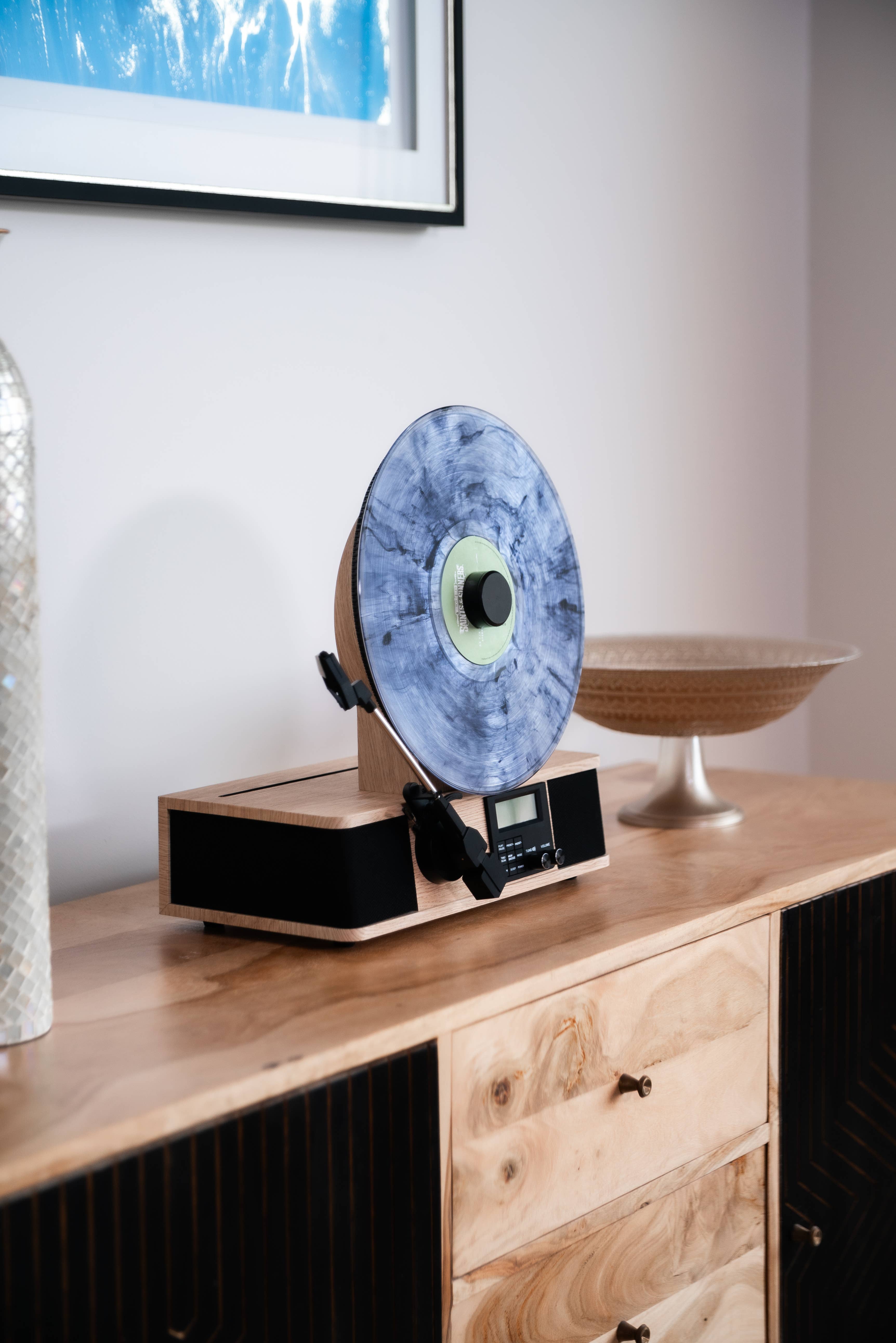 Master Tailgaters, LLC - Wholesale Speakers - Fuse Wrap Vertical Record Player with Bluetooth4