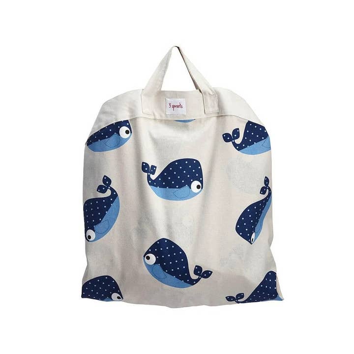 3 Sprouts - Wholesale Play Mat - Kids & Baby - Whale Play Mat Bag