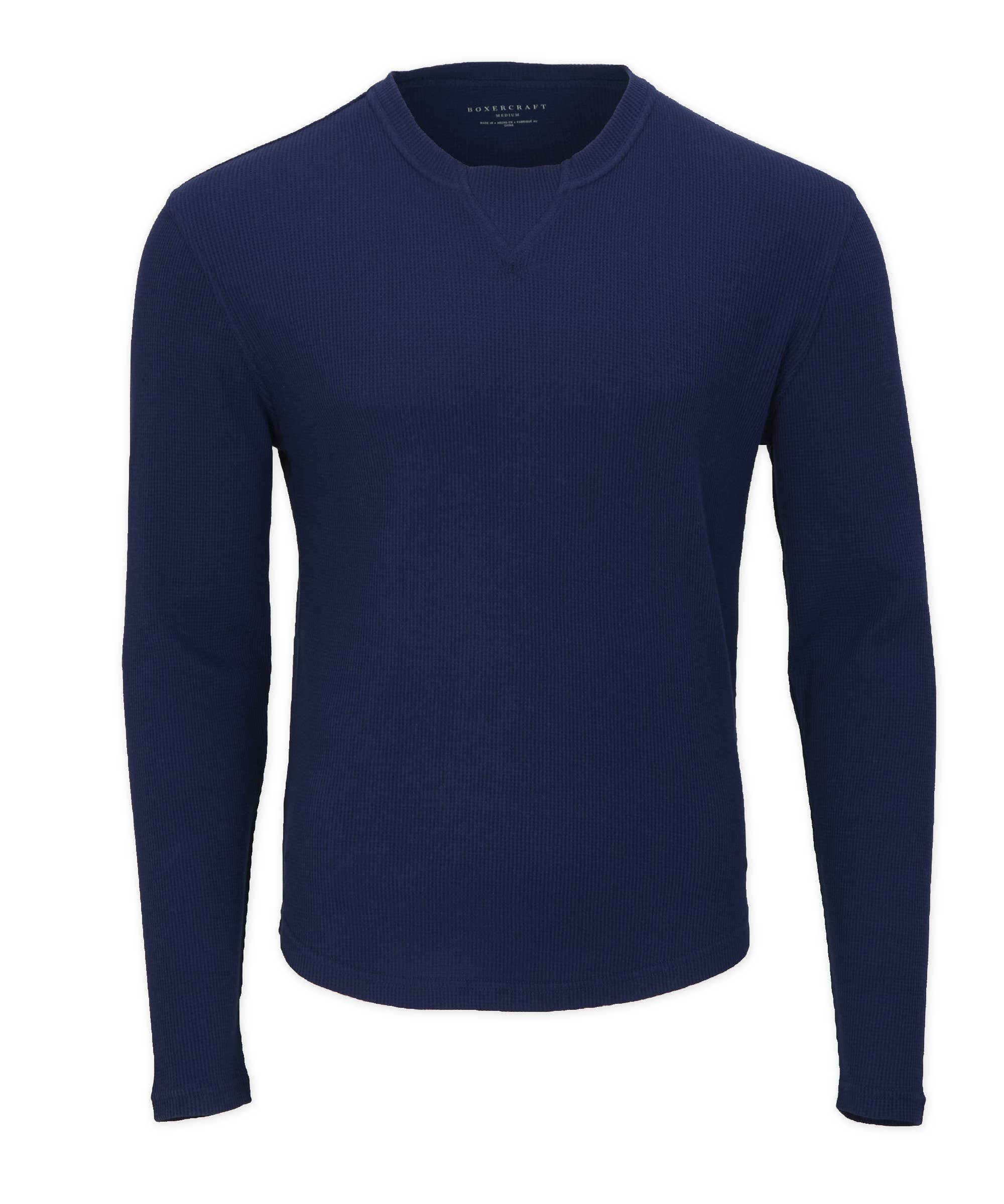 Boxercraft - Vente Haut en tricot - homme - T-shirt à manches longues en tricot gaufré pour homme3