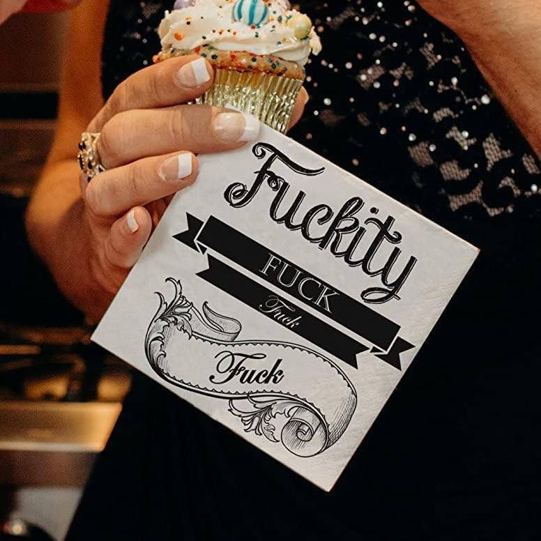 Pelz Brands - Wholesale Disposable Napkin - Twisted Wares Funny Cocktail Napkins – F’CKITY F’CK Pack1