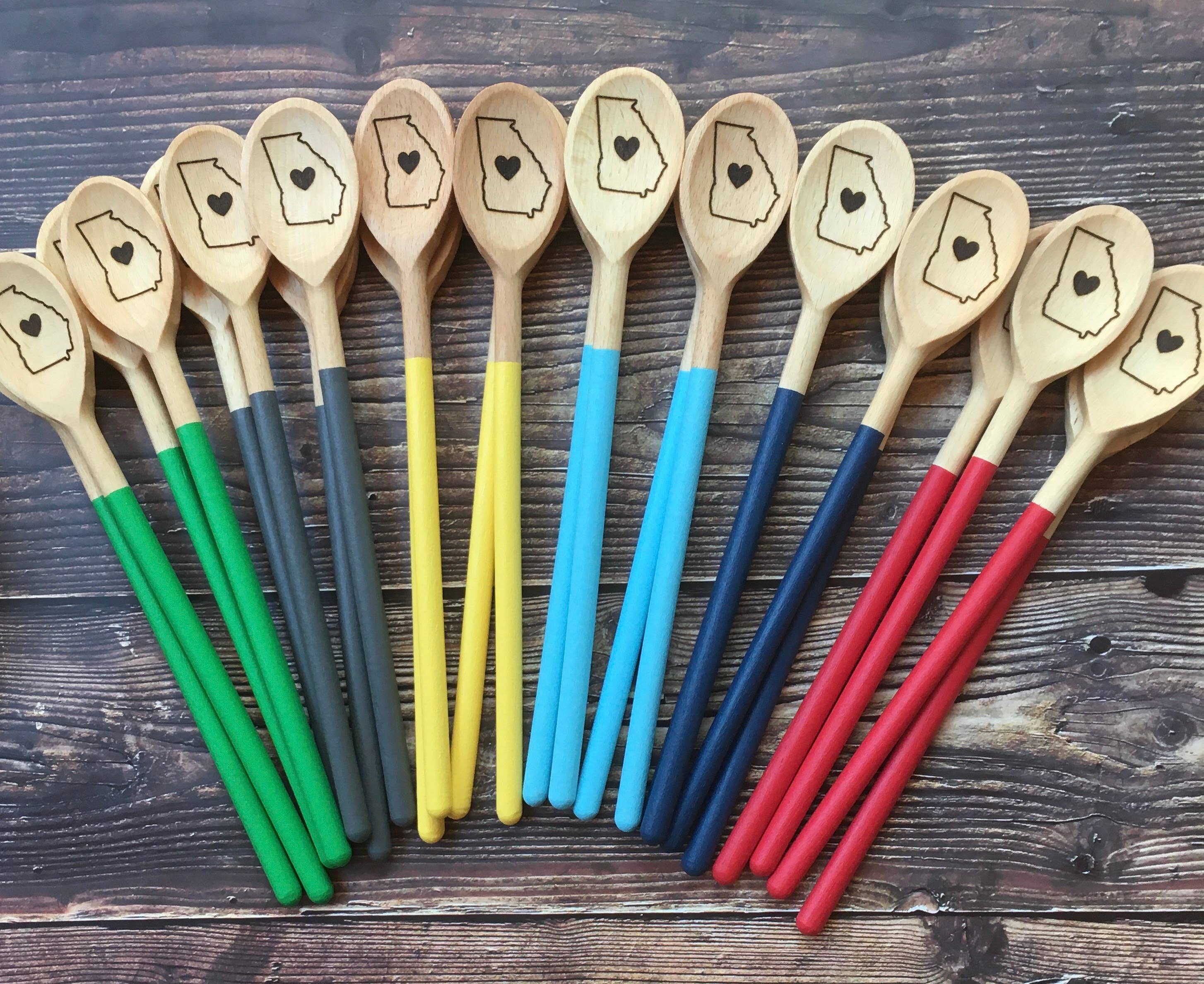 Embellish by Sandra - Wholesale Kitchen Spoon - State Wooden Spoons10