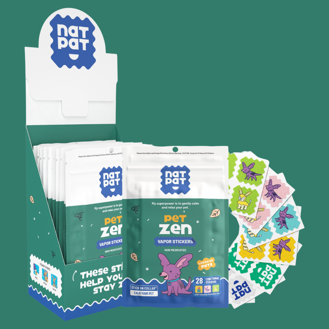 NATPAT - Wholesale Insect Repellent - PetZen Sticker - Natural Calming & Anti-Anxiety Pet Stickers2