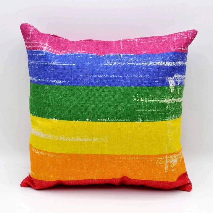 Cuscino vintage Rainbow - 45,7 x 45,7 cm per la vendita all'ingrosso da parte di inVintage