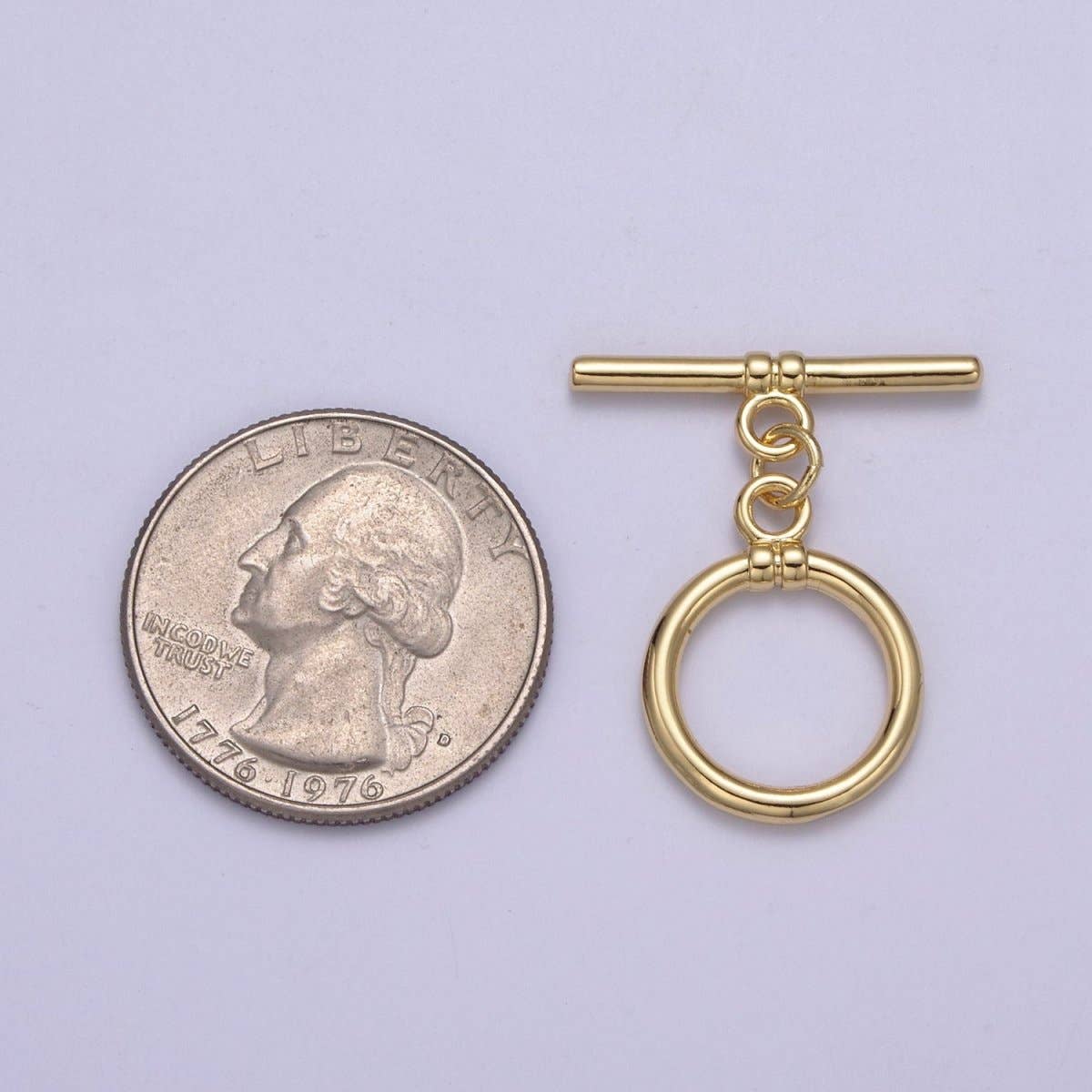 Aim Eternal - Vente Fermoir - Fermoir à bascule classique en or Fermoir OT pour fabrication de bijoux collier bracelet L-669 L-6712