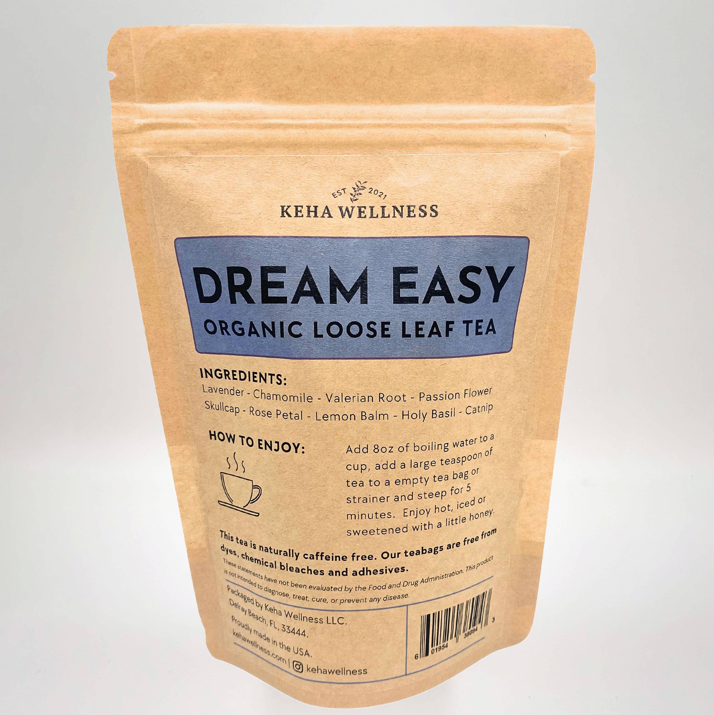 Keha Wellness - Wholesale Loose Tea - Loose Leaf Sleep Tea 2oz Organic Herbal Tea1