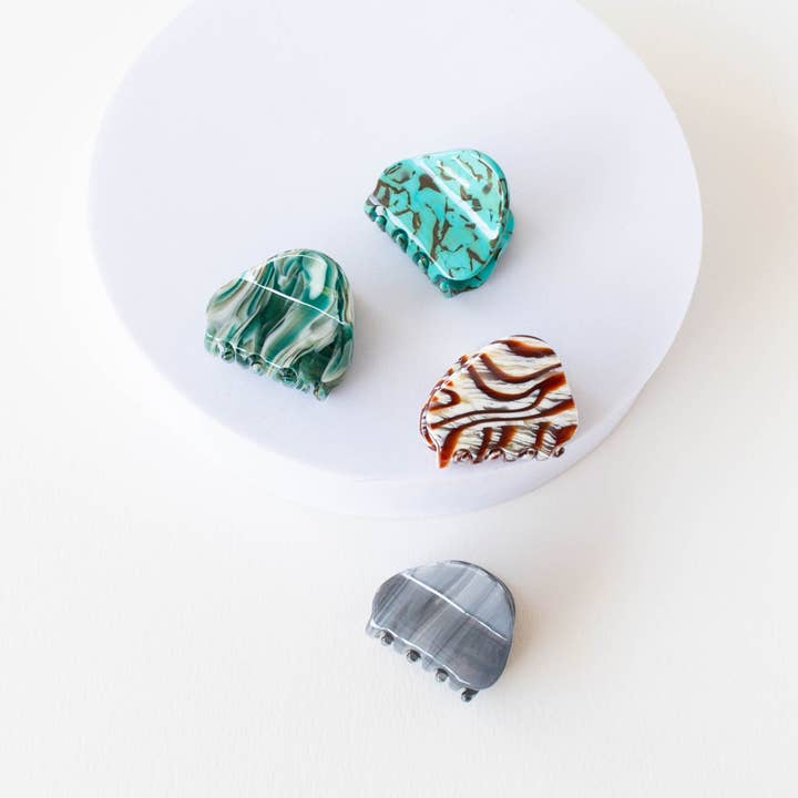 Tiepology - Wholesale Hair Clip - Women's - Eco Gemstones Hair Claw Clip