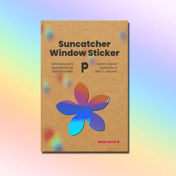 Suncatcher Window Lilac, Rainbow Sticker for wholesale by Plottkowski