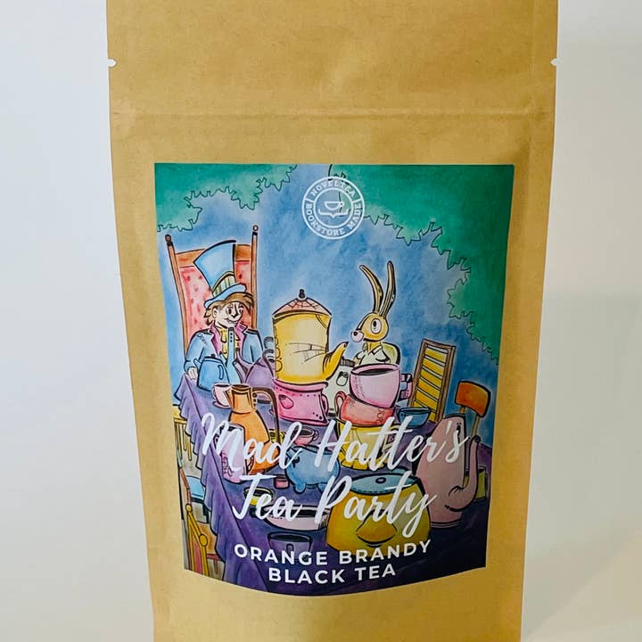 NovelTea Bookstore & Gifts - Venta al por mayor Tés a granel - Inspirado en la Fiesta del Té del Sombrerero Loco - Brandy de Naranja SIN ALCOHOL