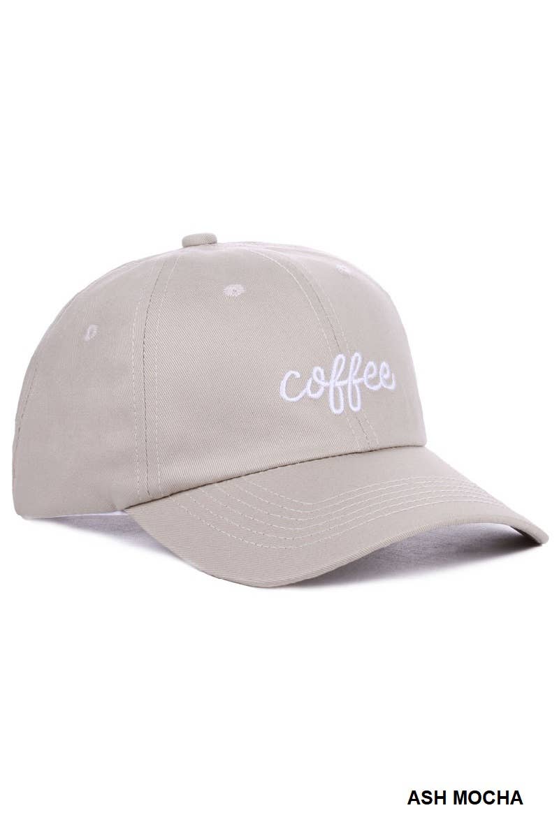 42POPS - Vendita all'ingrosso Cappellino da baseball - Donna - Cappellino in cotone ricamato "Caffè"2