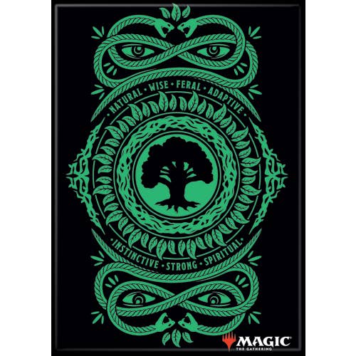 Ata-Boy - Wholesale Magnet - Magic the Gathering Green Forest Mana Magnet 2.5" x 3.5"