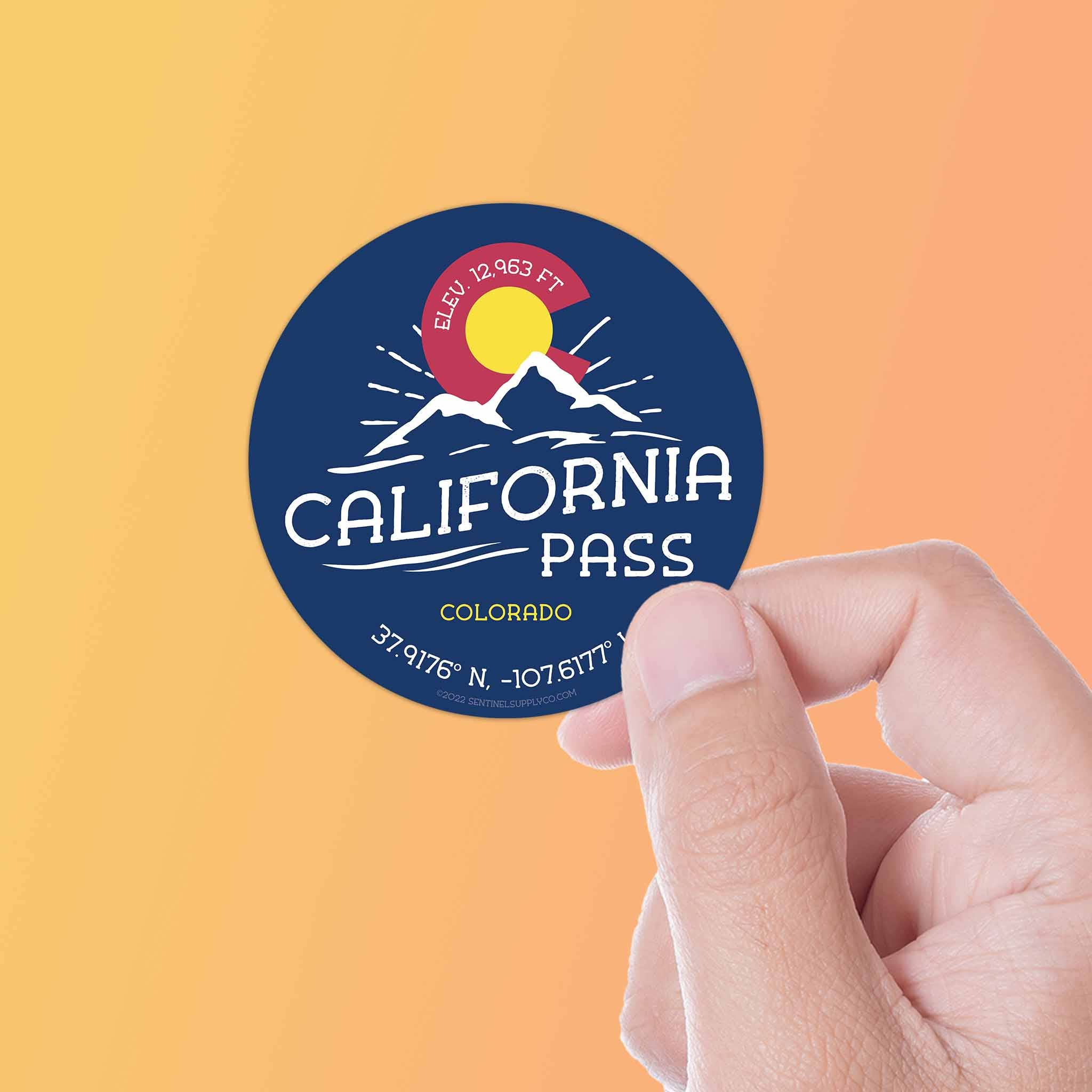 Sentinel Supply - Wholesale Sticker - California Pass Colorado Stickers1