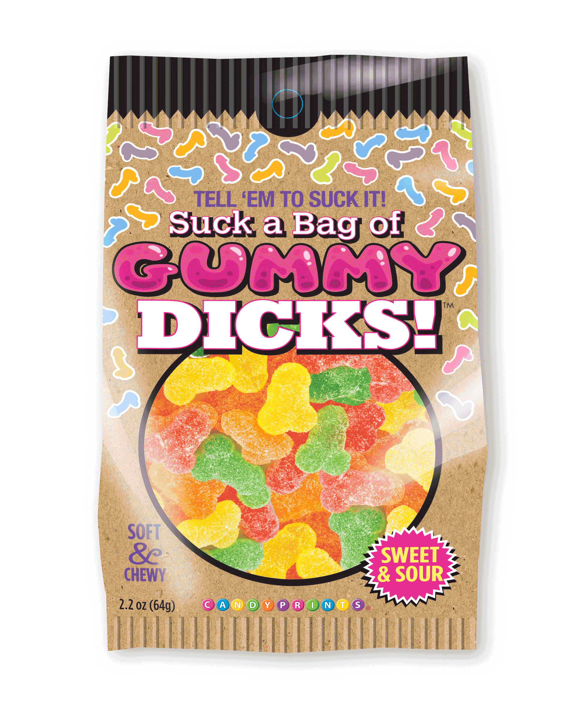 Wholesale Suck a Bag of Gummy Dicks for your store - Faire