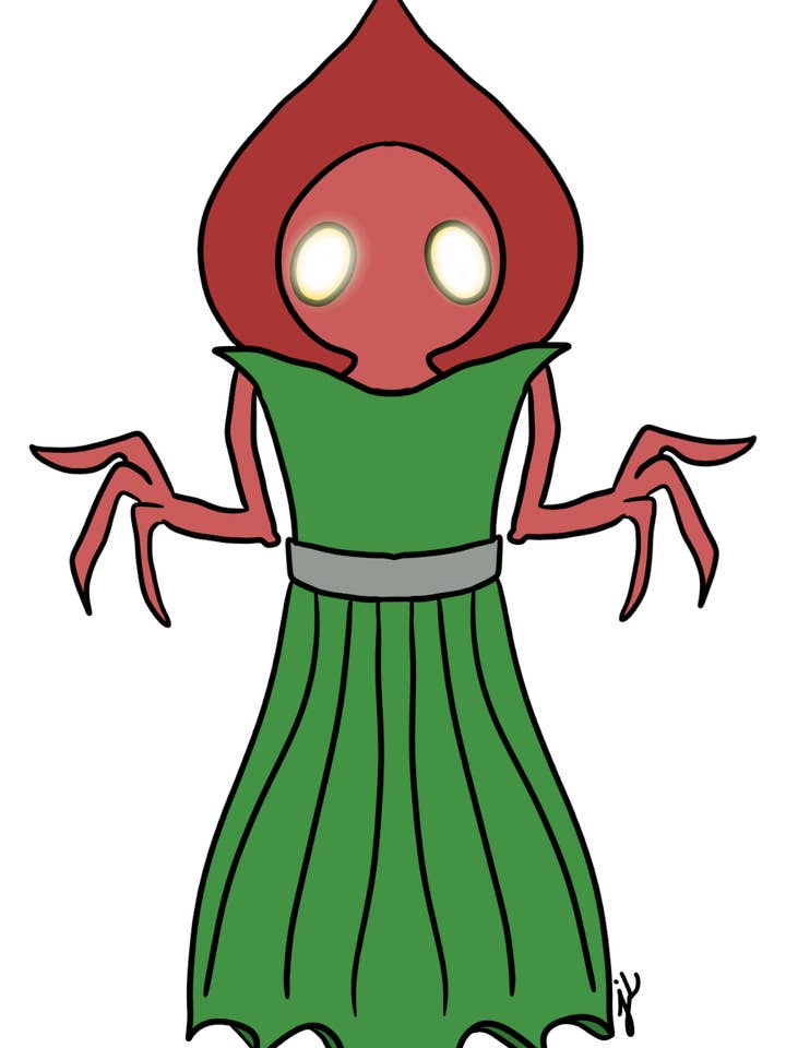 Flatwoods Monster Cryptid klistermärke för wholesale av The Shoppe of Many Things