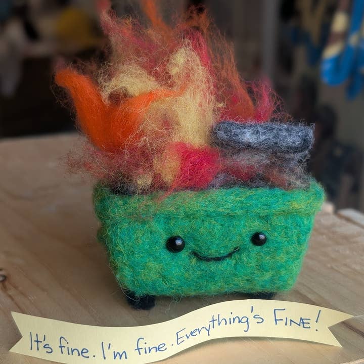 Dumpster Fire Needle Felting DIY Kit and other Purchase Wholesale felting kit. Free Returns & Net 60 Terms on Faire trending on Faire.