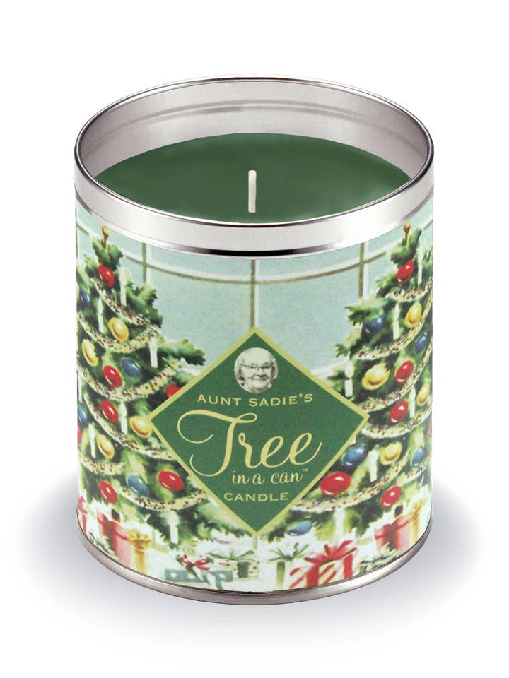 1960s Tree-in-a-Can Candle for wholesale by Aunt Sadie's Candles