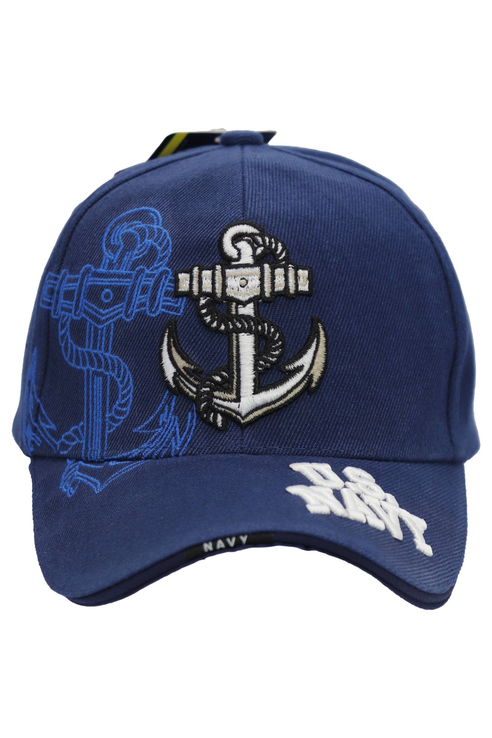 Cap Zone - Vendita all'ingrosso Cappellino da baseball - Unisex - Cappellino da baseball ufficiale con licenza dell'ancora della Marina degli Stati Uniti2