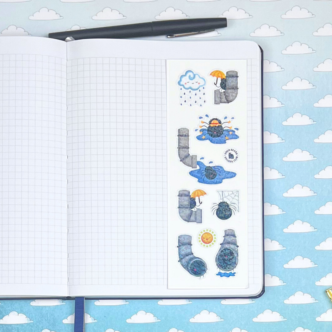 Four Bears Sticker Club - Wholesale Sticker - Kids & Baby - Itsy Bitsy Spider1