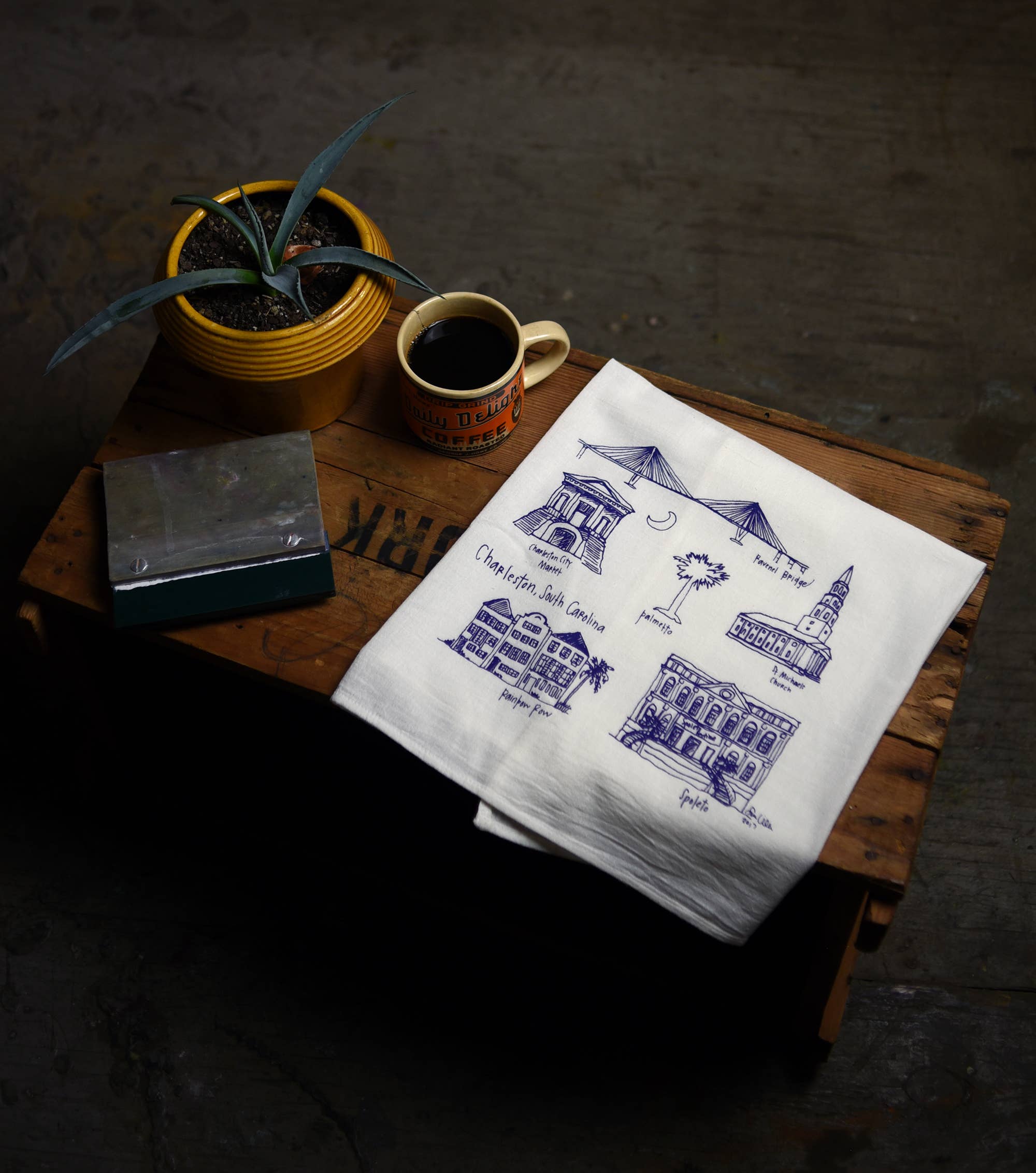 Girls Can Tell - Wholesale Tea Towel - Charleston Tea Towel | kitchen | flour sack | dish towel2