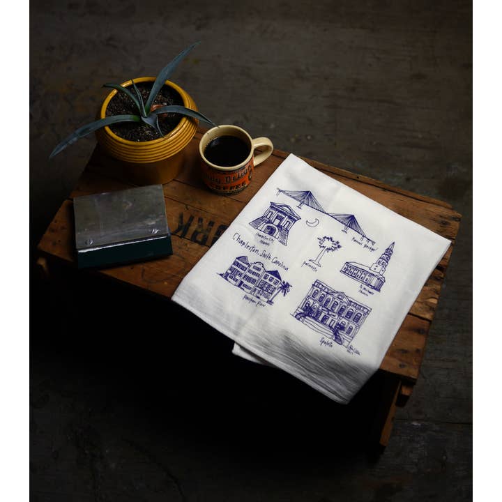 Girls Can Tell - Wholesale Tea Towel - Charleston Tea Towel | kitchen | flour sack | dish towel2