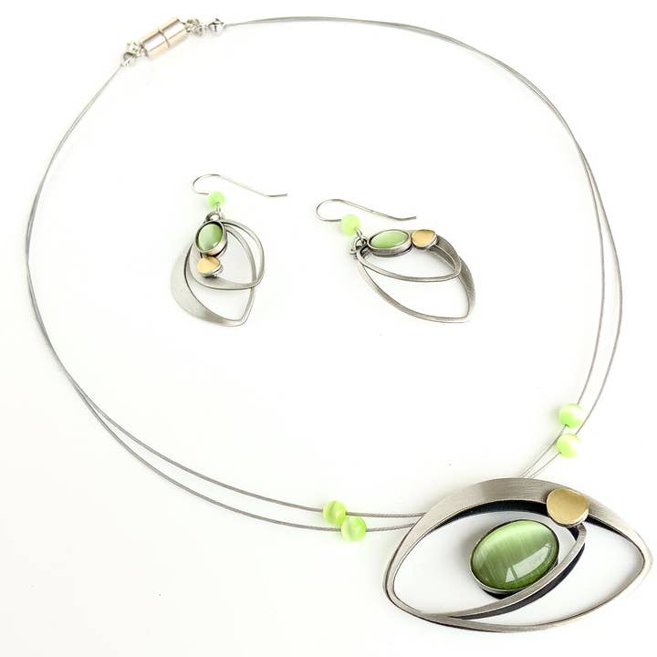 Christophe Poly / Crono Design - Vente Parures de bijoux - ENSEMBLES Préemballés (DFY1) - 6xColliers17'' & Ensembles d'Oreilles & Présentoirs Gratuits22