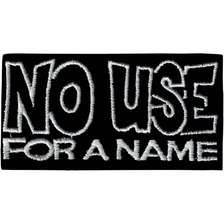 Parche - No Use For A Name Banda de Punk Rock VINTAGE Años 1990 para venta al por mayor de Square Deal Recordings & Supplies