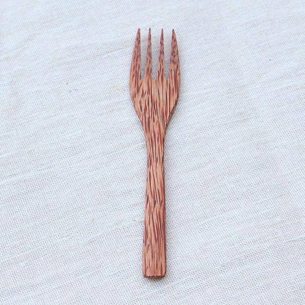 Fourchette en bois de cocotier pour la vente par Bamboon