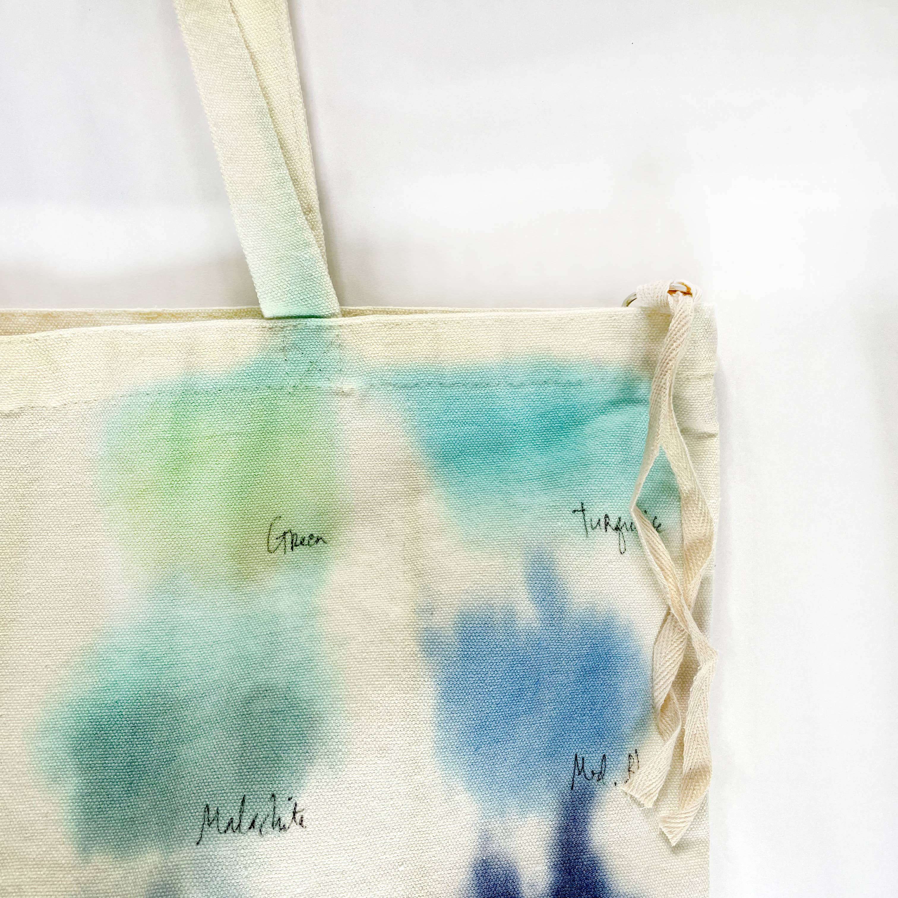Merle Works - Wholesale Tote Bag - Women's - Color Study Hand-painted Zip Tote2
