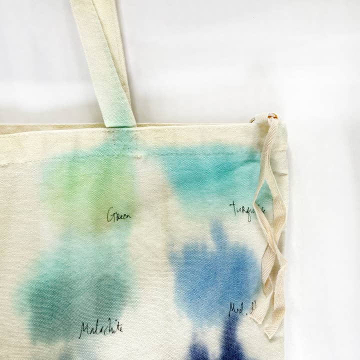 Merle Works - Wholesale Tote Bag - Women's - Color Study Hand-painted Zip Tote2