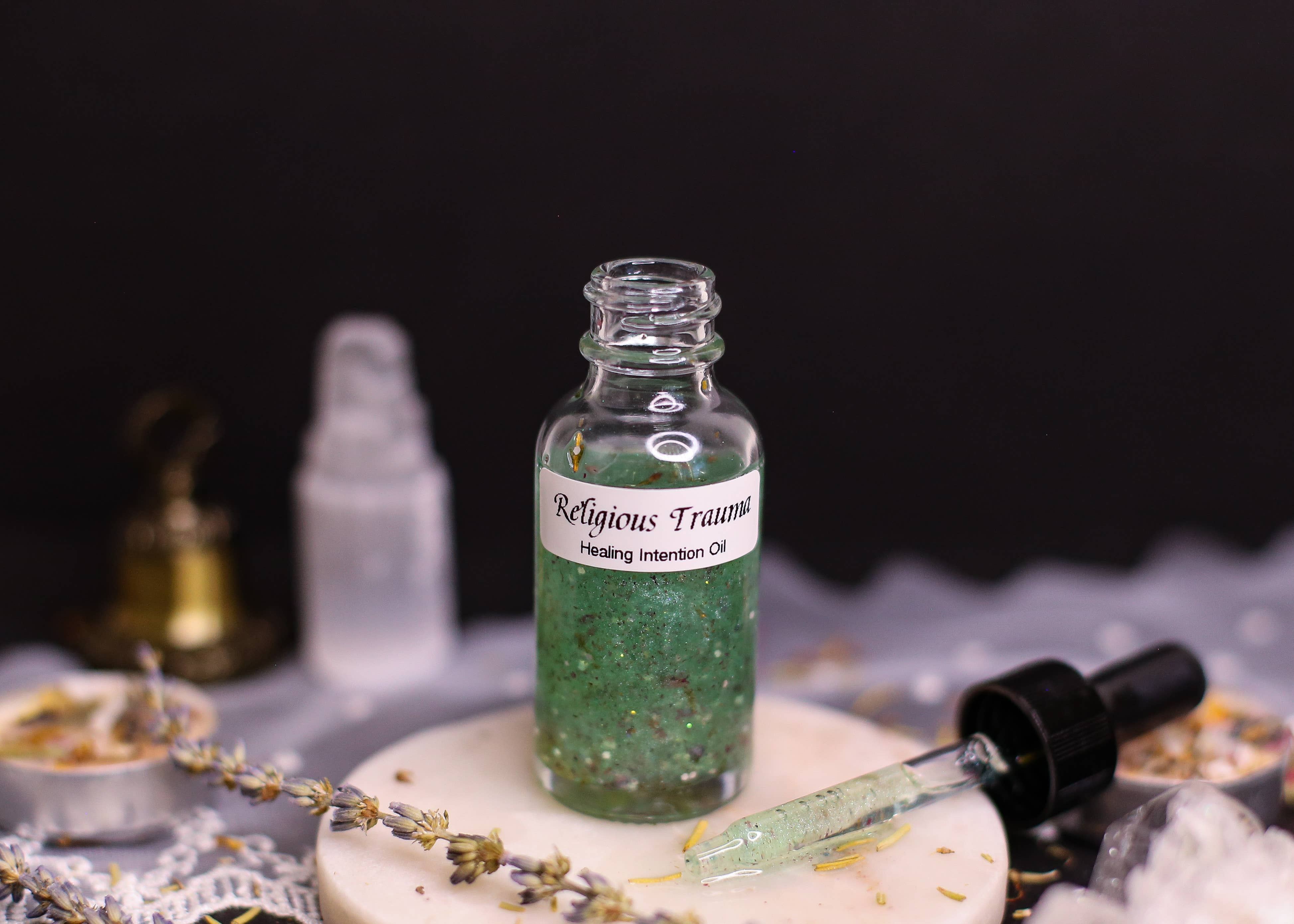 Religious Trauma Healing Intention Oil for wholesale by The Pleiadian Altar