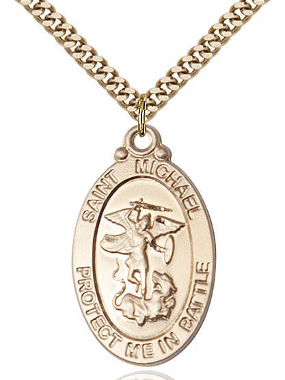 Sankt Michael marineblå vedhæng for engroshandel hos Tony’s Jewelry