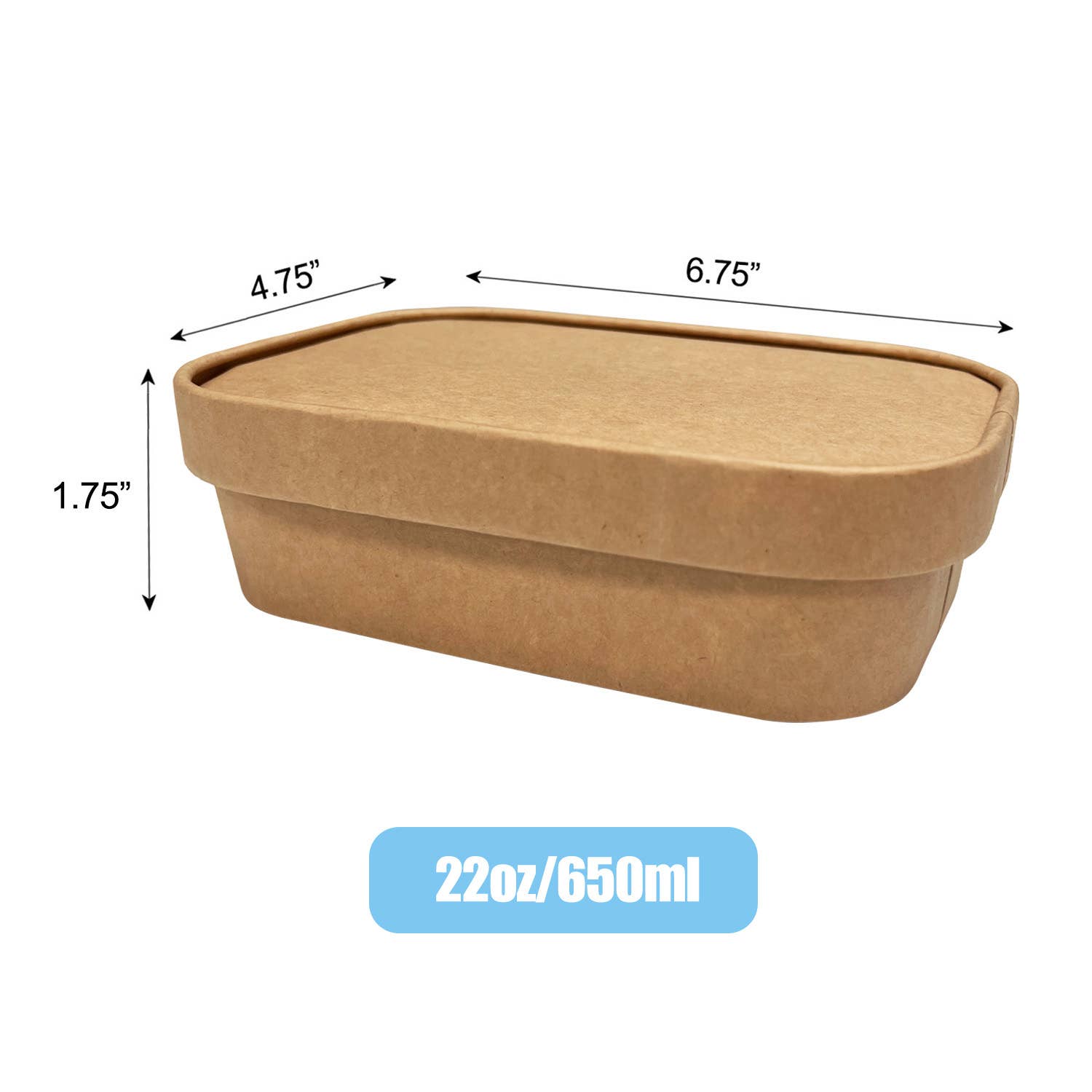 Kis Paper - Wholesale Food Storage Container - Kraft Paper Food Container with PP or Paper Lid7