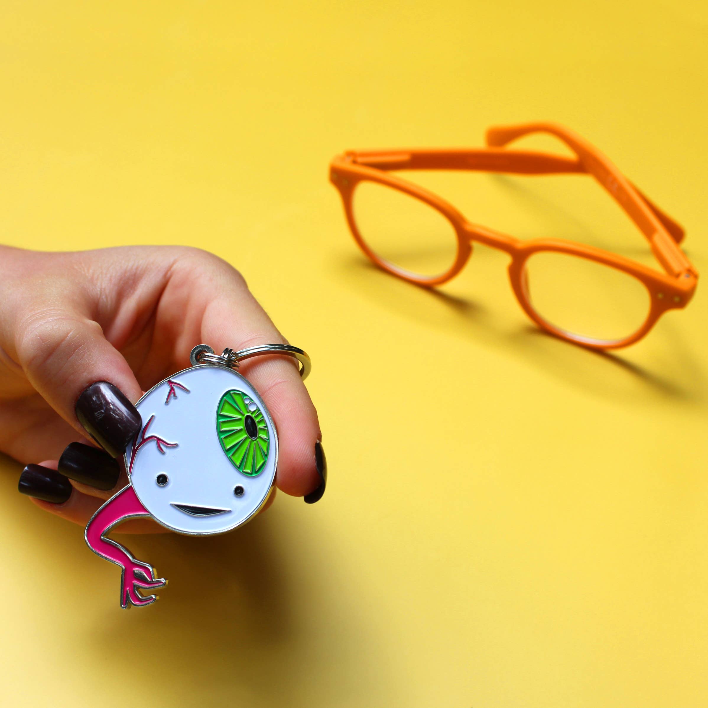 I Heart Guts | Organ Plushies Wholesale - Wholesale Keychain - Unisex - Eyeball Keychain Party Pupil in the House6