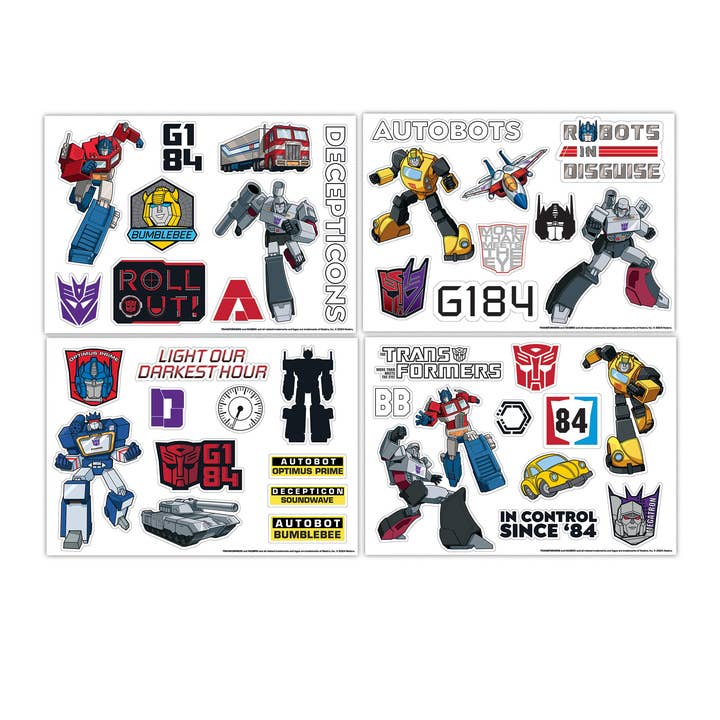 Mad Monkey GmbH - Wholesale Sticker - Transformers sticker set, over 50 Transformers stickers 1