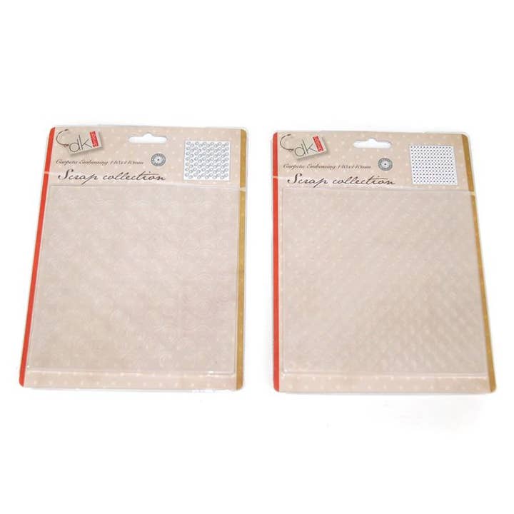 EMBOSSING FOLDER 14X14 CM. ASSORTED-2 for wholesale by Aktual / Dekora Import S.A